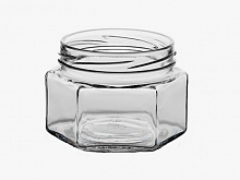 Стеклобанку 0.250 л.ТВИСТ (82) Шестигранник