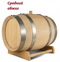 Дубовая бочка 20 литров средний обжиг