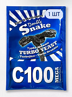 Спиртовые турбо дрожжи Double Snake С100 на 100 литров