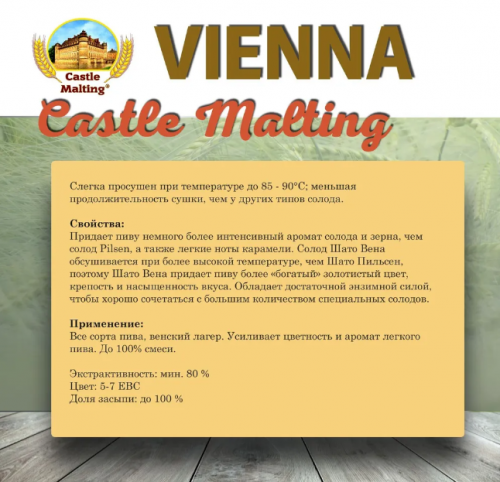 Malt Chateau Vienna Malt, Castle Malting (Бельгия) фото 2 Malt Chateau Vienna Malt, Castle Malting (Бельгия) фото 2