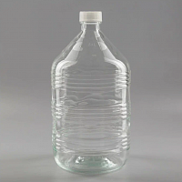 Бутыль 15,0 л Рифленый стеклянный