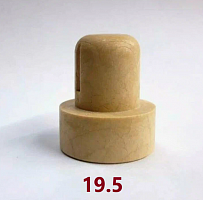 Пробка 28*19.5,полимерная, однокомпанентная,Т-образная 