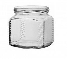 Стеклобанку 0.250 л.ТВИСТ (66) Четырёхгранник